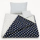 Beboulino Σετ Κούνιας Stars Dark Blue 4τμχ