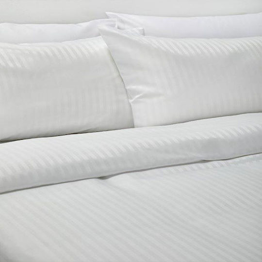 Whitegg Σετ Σεντόνια Μονά 170x260εκ. Ba155 White (4τμχ)