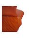National Geographic Set Cearșafuri Single cu Elastic 105x230cm. S.ng 003 Portocaliu 3buc