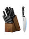 Vevor Set Knives with Base Made of Stainless Steel 15 Pieces
