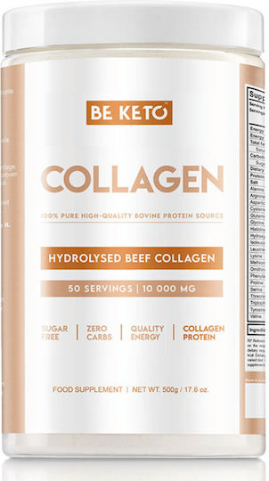 BeKeto Pure Hydrolyzed Beef Collagen 10000мг 500гр Unflavoured