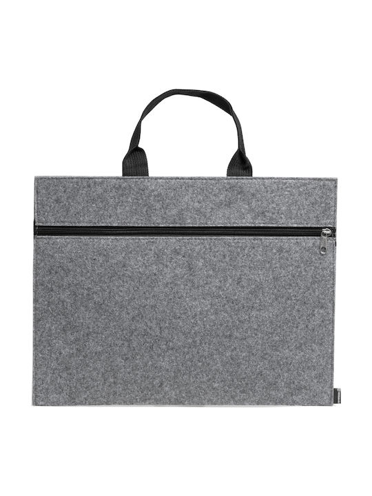 Eco-Friendly Drafting Bag with Zipper Gray