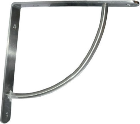 Finetto Heavy-Duty Metallic Corner Shelf Silver 220x220mm 271-110101922S