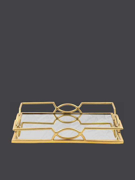 La Vista Metallisch mit Spiegel Gold 1Stück