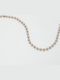 Kunststoff Kette Braun Perlen 12m