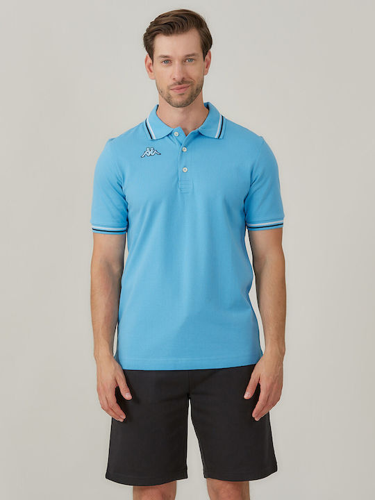 Maltax Polo Herrenblusen Kurzarm Hellblau 1156480049-Gelb