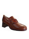 Leather Tabac Brown Heels