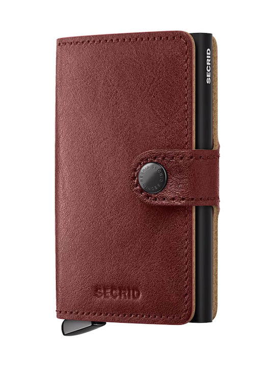 Portofel bărbătesc Carduri cu RFID Maro