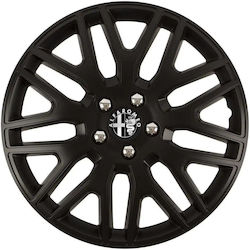 Versaco Автомобилни Чаши 14" с Марка Alfa Romeo 4 Бройки Черни Verc-0010l95789