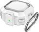 Galaxy Buds Live Pro 2 2 Pro Fe Core Husă Semi-transparentă Pentru Căști TPU Cu Cataramă Metalică Transparent Alb