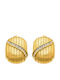 Bizou-Shop Earrings made of Steel Gold Plated with Stones