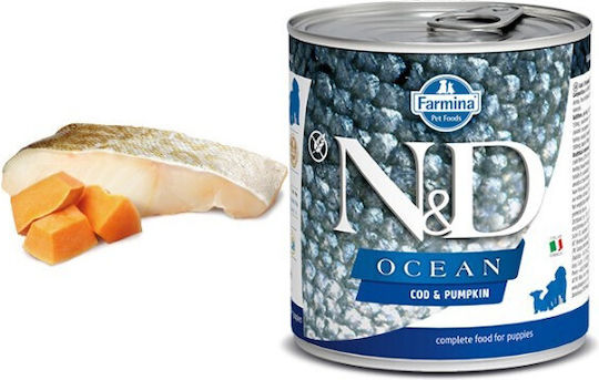 Farmina Ocean Wet Food for Puppies with Pumpkin and Salmon 6x285gr