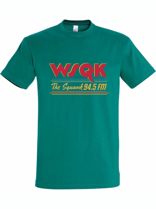 Unisex T-shirt Stranger Things Wsqk Squawk 94.5...