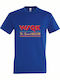 Unisex T-shirt Stranger Things Wsqk Squawk 94.5 Fm Royal Blau
