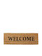 Relaxdays Covor de Intrare din Cocos cu Suport Antiderapant Maro 75x25buc Grosime 15mm