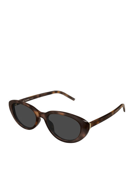 Ysl Women's Sunglasses with Brown Tartaruga Pla...