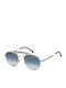 Carrera Men's Sunglasses With Silver Metallic Frame And Grey Gradient Lenses 381/S 31Z/08