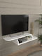 Stand TV Macros Alb L120xA29.6xÎ18.6cm