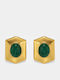 Enotia Earrings made of Steel Gold Plated with Stones