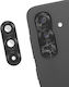 Clappio Replacement Rear Camera Lens Galaxy A36 Tempered Glass Transparent Black