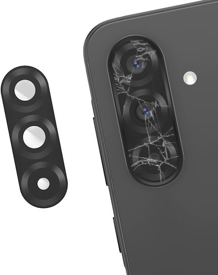 Clappio Replacement Rear Camera Lens Galaxy A36 Tempered Glass Transparent Black
