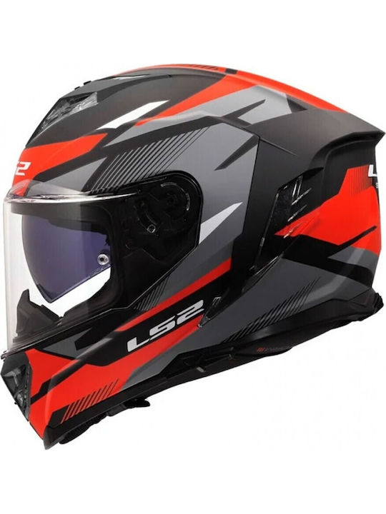 LS2 FF818 Storm III Komai Black/Red Мотоциклетн...