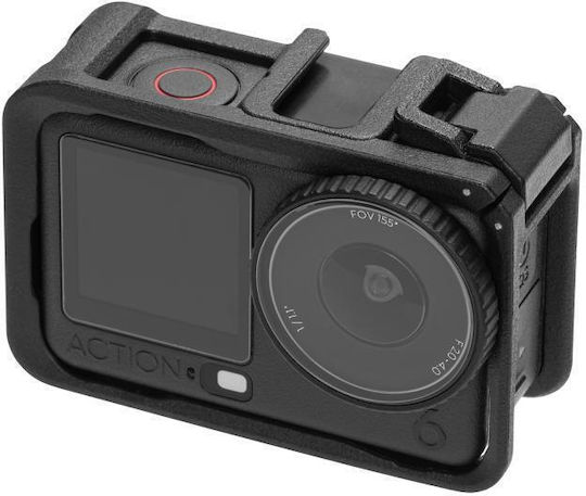 Dji Osmo Action 6 Startrc Cadru Adaptor din Plastic pentru Extensie Verticală-Orizontală Cold Shoe Negru