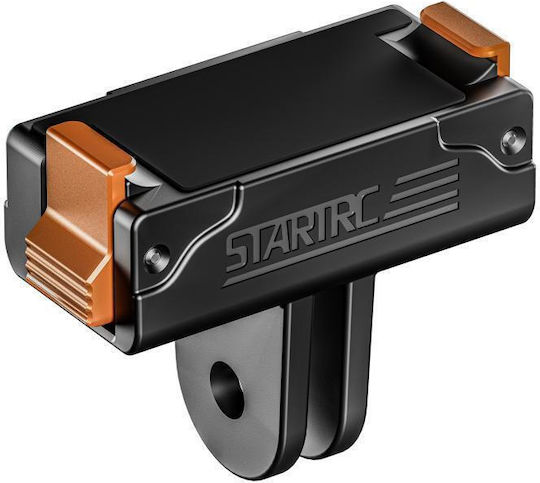 Dji Osmo Action 6 Startrc Kunststoff Action-Kamera-Stützbase Schnellverschluss Adapter Schwarz