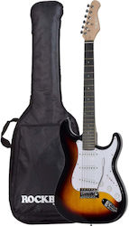 Memphis Stm 33 Sunburst Elektrische Gitarre E-Gitarren Set