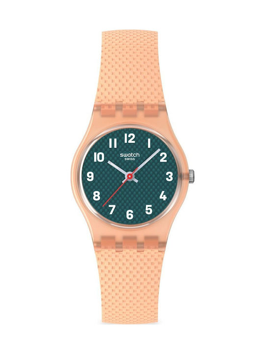 Swatch Swatch Women's Watch with Orange Rubber Strap