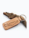 Handmade Leather Keychain Mantinada Crete