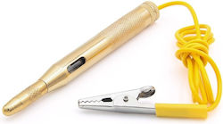 Auto Voltage Test Pen D0086-y Dc 6v 12v 24v 115x10 Mm Compatible Cars Boats Motorcycles Small Engines Gold Auto Voltage Test Pen D0086-y Dc 6v 12v 24v 115x10 Mm Compatible Cars Boats Motorcycles Small Engines Gold