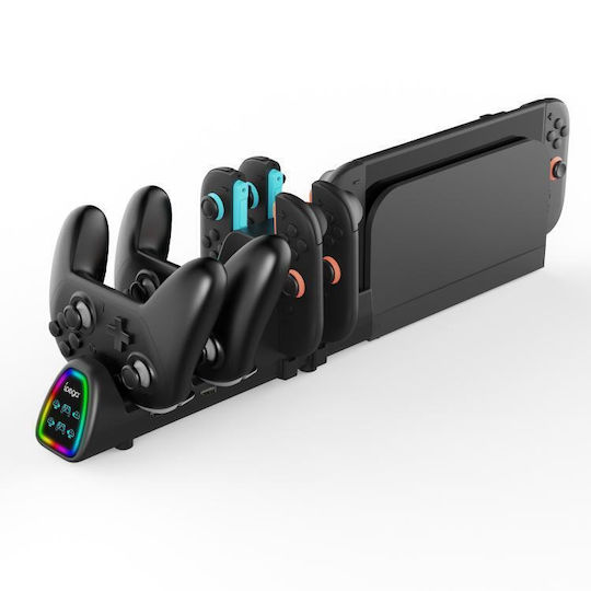 Βάση Φόρτισης Ipega 10 1 Χειριστήρια Nintendo Switch 2 Switch Joy-con & Switch 2 Pro Έκδοση Βύσμα Usb