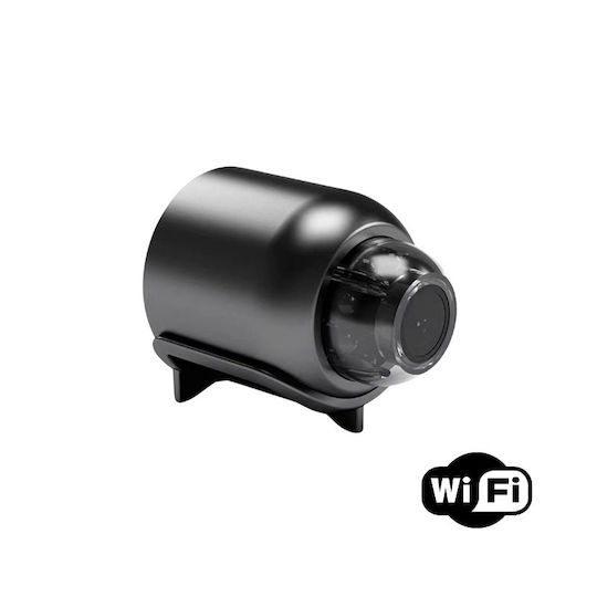 Taggo Скрита камера WiFi Лампа за лице 8MP със Слот за Карта Памет