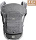 Bebe Stars Classic Carrier Cuddle Smoked Grey