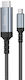 Hoco Cable HDMI male - USB-C male 1.8m Gray