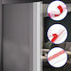 Self-adhesive Thermal Insulation Seal Double Draft Stopper Window / Door 6.1mx3.5cm