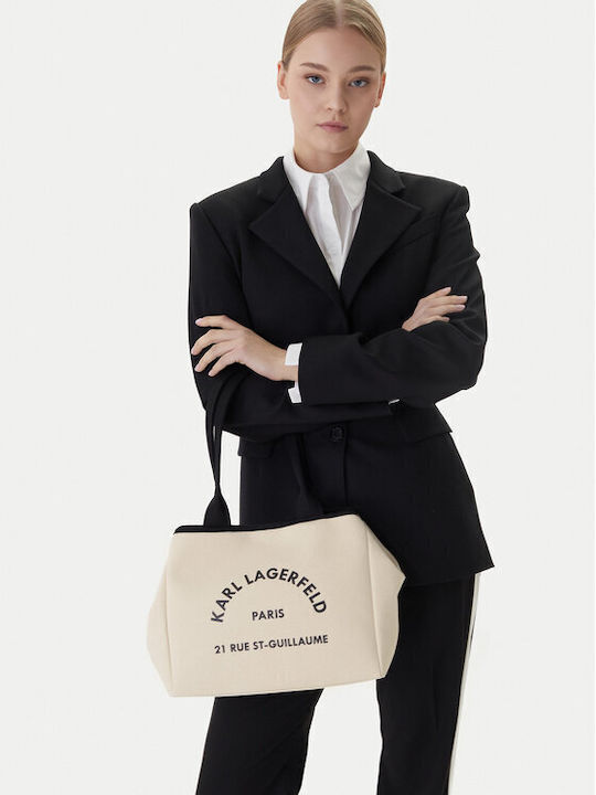Karl Lagerfeld Υφασμάτινη Γυναικεία Τσάντα Ώμου...