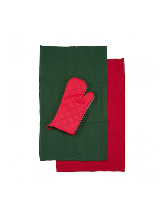 Heinner Set Weihnachtliche Ofenhandschuhe Grün ...