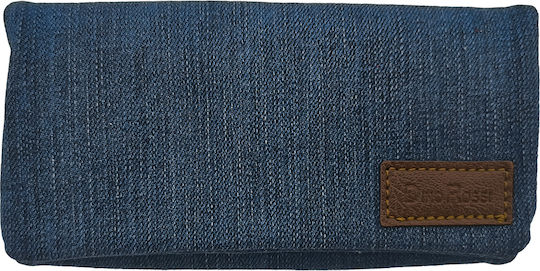 Gift-Me Fabric Tobacco Pouch With Magnetic Clasp Jean Blue