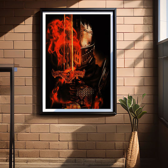 Постер Gaming Dark Souls Iii Gm2365 21см X 30см Бяла Рамка PVC