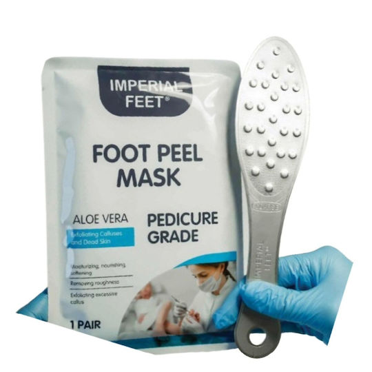 Imperial Feet Σετ Μάσκα Απολέπισης + Ανοξείδωτη Επαγγελματική Ράσπα