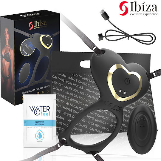 Ibiza Heart Panty Vibrator for Couples with Remote Control