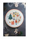 Mehrfarbiges Weihnachtliches Plattenmuster Soldat – 26x26 cm
