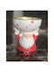 Red Santa Claus Bowl for Treats 8x6 Cm