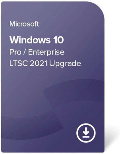 Microsoft Операционна Система 10 Pro Enterprise Ltsc 2021 Надграждане + Windows 11 Pro Права За Използване 32/64-bit Дигитален Сертификат Употребяван Лиценз