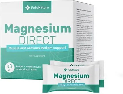 FutuNatura Magnesium Direct 400mg 30 sachets Orange