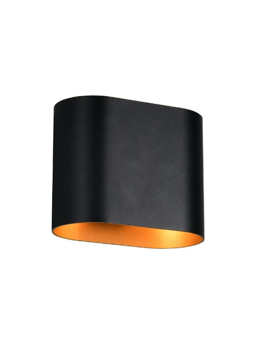 Trio Lighting Alani Φωτιστικό Τοίχου με Ντουί G9 Μαύρο 15x8x12εκ.