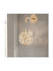 Moderne Kristall Wandleuchte G9 Metallischer Goldener Sockel 33cm