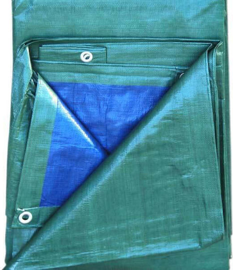 Krausmann Waterproof Tarpaulin 140gr/m² 4x4m. Light Type Green